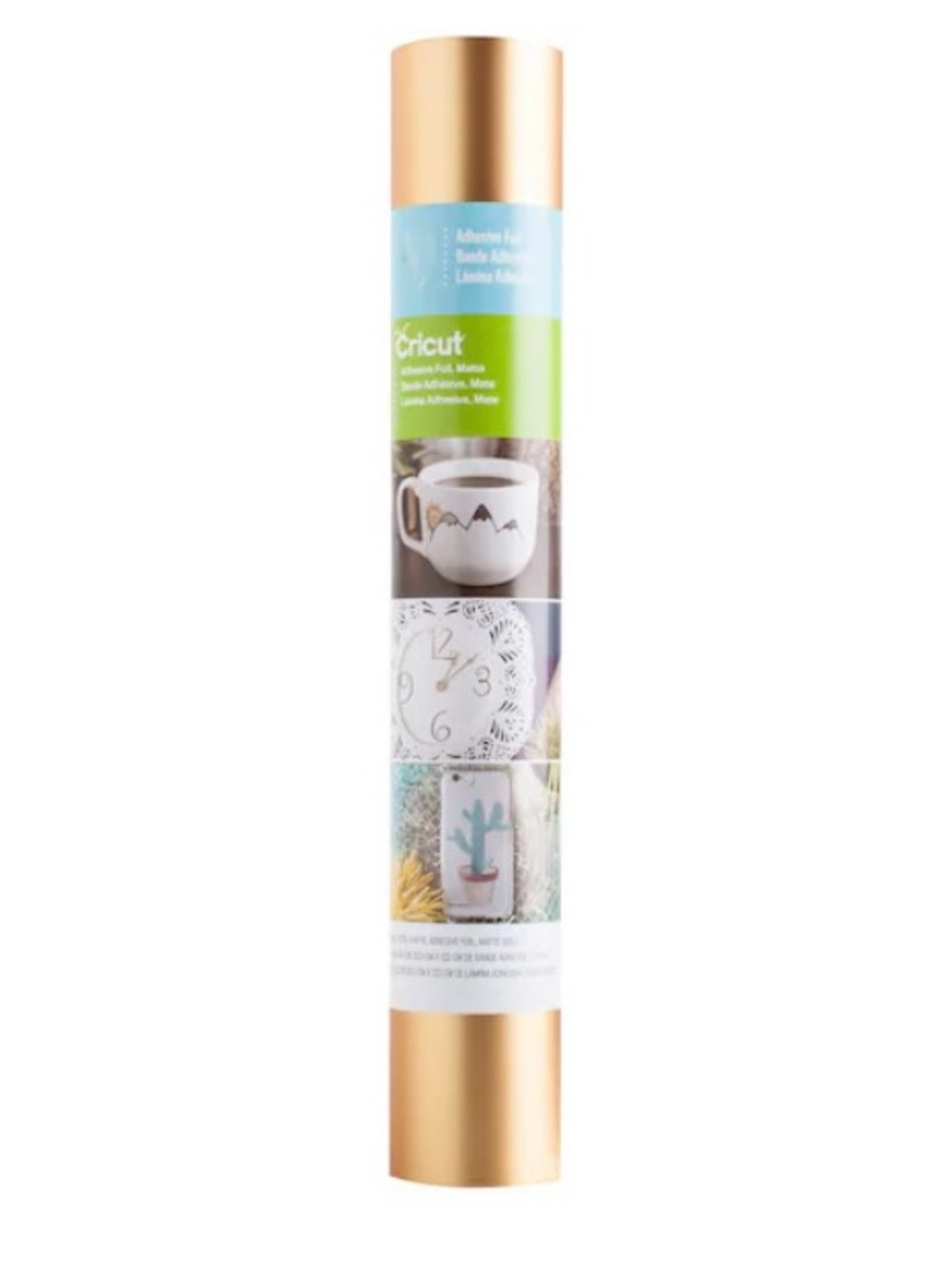 Cricut matte Champagne Adhesive Foil - 12” x 48” roll